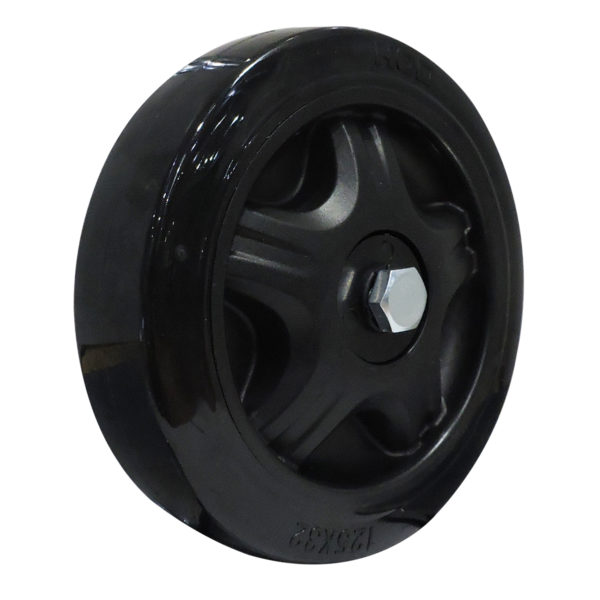 Rueda negra PU Aoking Wheels and Casters