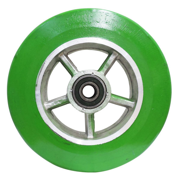 Rueda tipo rayo verde 12x3 pulgadas para diablo RTR12X3C - Imagen 3