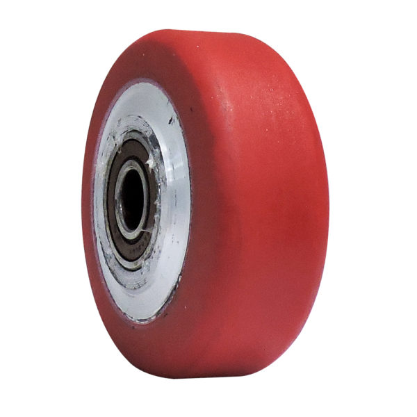 Rueda tipo rayo roja 4x1.5 pulgadas para diablo RTR4X15C - Imagen 2