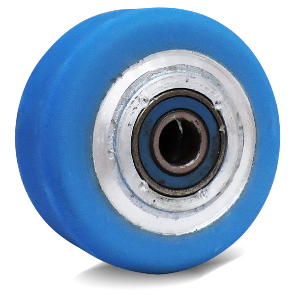 Rueda tipo rayo azul 4x2 pulgadas para diablo RTR4X2C