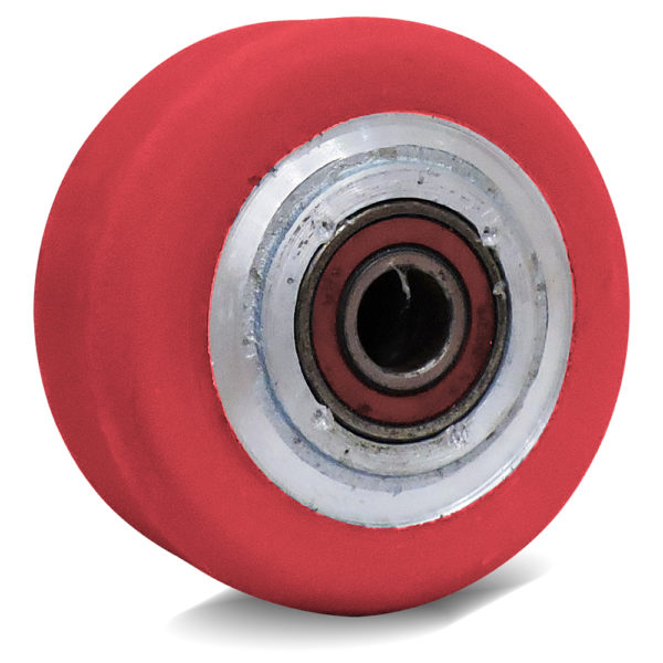 Rueda tipo rayo roja 4x2 pulgadas para diablo RTR4X2C