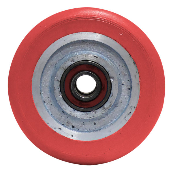 Rueda tipo rayo roja 5x1.5 pulgadas para diablo RTR5X15C - Imagen 3