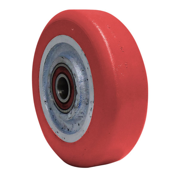 Rueda tipo rayo roja 5x1.5 pulgadas para diablo RTR5X15C - Imagen 2