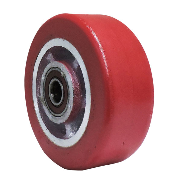 Rueda tipo rayo roja 5x2 pulgadas para diablo RTR5X2C - Imagen 2