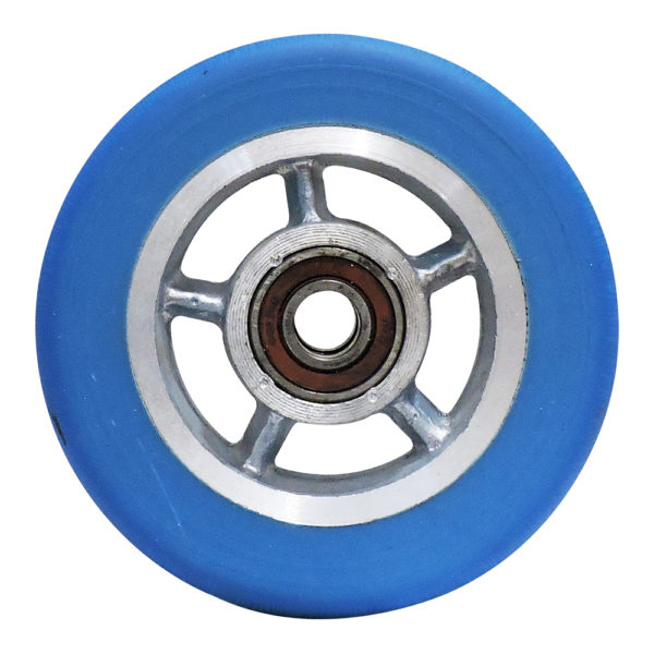 Rueda tipo rayo azul 6x1.5 pulgadas para diablo RTR6X15C - Imagen 3