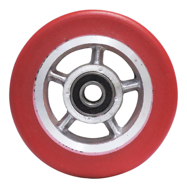 Rueda tipo rayo roja 6x1.5 pulgadas para diablo RTR6X15C - Imagen 3