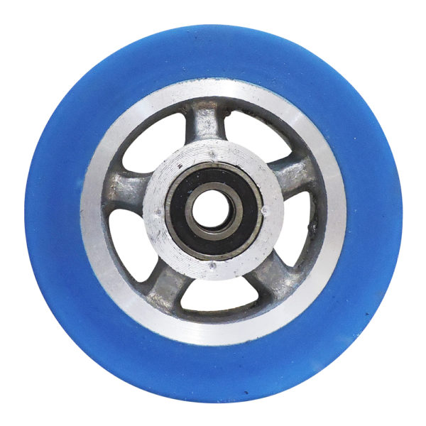 Rueda tipo rayo azul 6x2 pulgadas para diablo RTR6X2C - Imagen 3