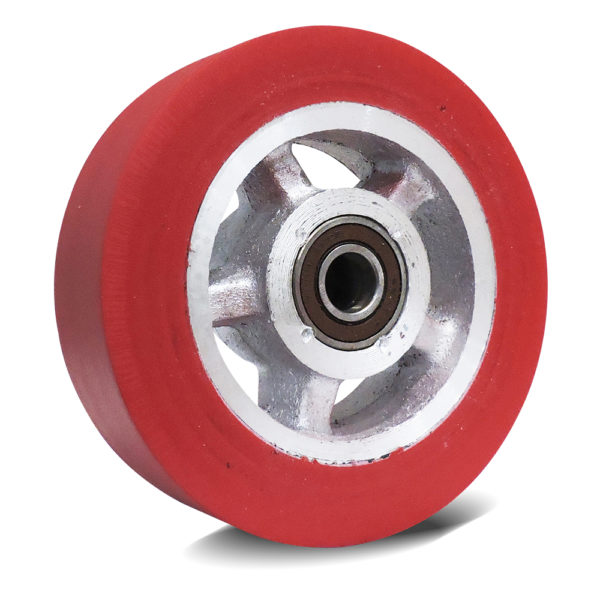 Rueda tipo rayo roja 6x2 pulgadas para diablo RTR6X2C