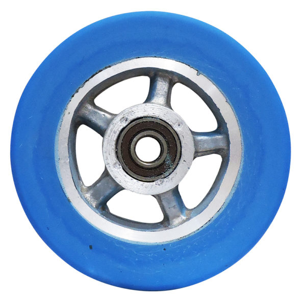 Rueda tipo rayo azul 7x1.5 pulgadas para diablo RTR7X15C - Imagen 3