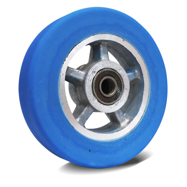 Rueda tipo rayo azul 7x1.5 pulgadas para diablo RTR7X15C