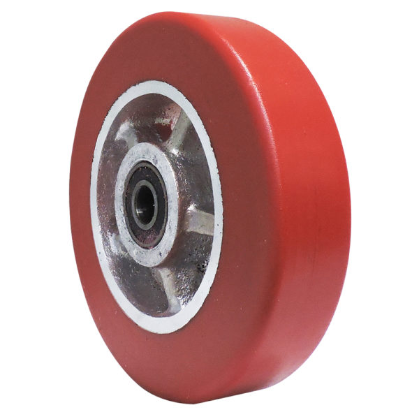 Rueda tipo rayo roja 7x1.5 pulgadas para diablo RTR7X15C - Imagen 2