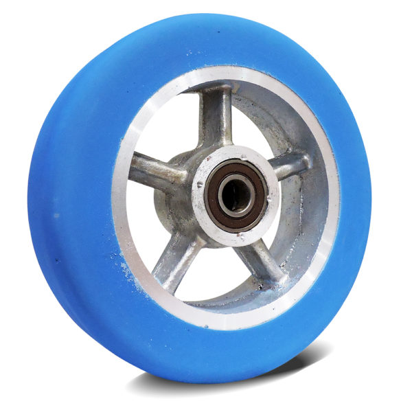 Rueda tipo rayo azul 8x2 pulgadas para diablo RTR8X2C