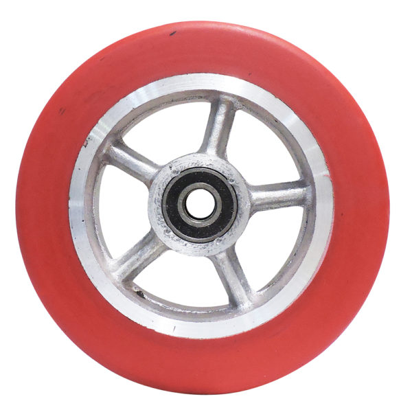 Rueda tipo rayo roja 8x2 pulgadas para diablo RTR8X2C - Imagen 3