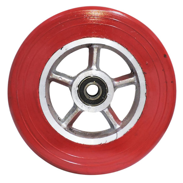 Rueda tipo rayo roja 9x2 pulgadas para diablo RTR9X2C03 - Imagen 3