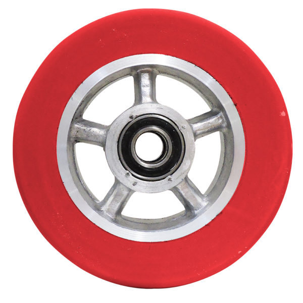 Rueda tipo rayo rojo 9x2 pulgadas para diablo RTR9X2C05 - Imagen 3