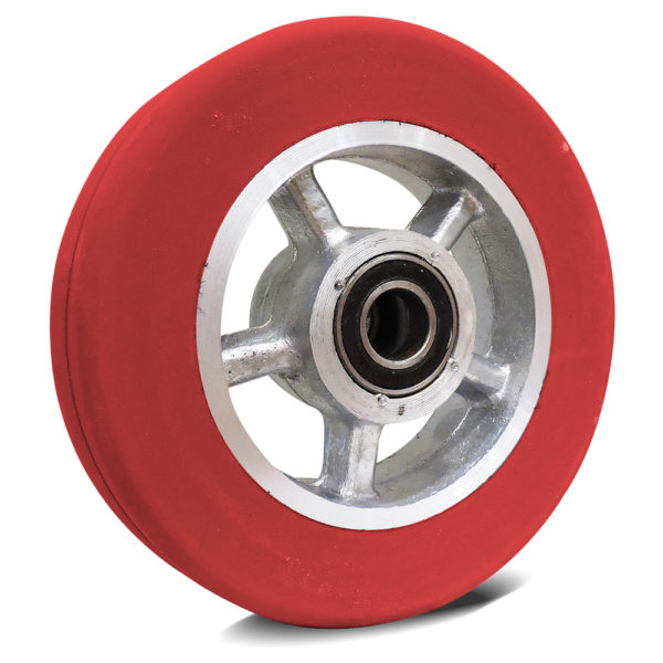 Rueda tipo rayo rojo 9x2 pulgadas para diablo RTR9X2C05