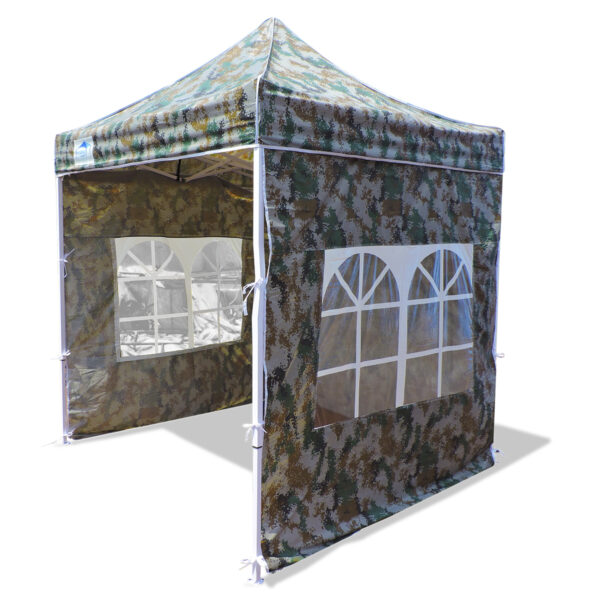 Carpa plegable manual 2x2 m TAKM01 con pared