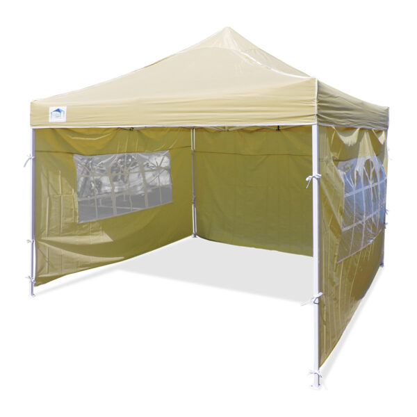 Carpa plegable manual 3x3 m TAKM02 con pared