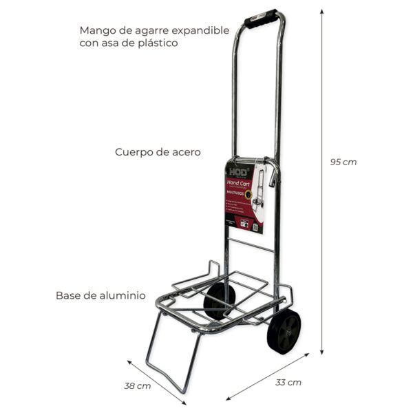 Diablo de carga plegable 40 kg HC-HOD003 - Imagen 5